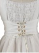 Gods Twilight Series Exquisite Gorgeous Embroidered Star Moon Metal Waist Chain Irregular Skirt Hem Classic Lolita Long Sleeve Dress