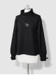 Functional Rabbit Series Ouji Fashion Dark Fairy Tale Exquisite Gold Button Crimson Long Rabbit Ears Female Hooded Cape Shawl