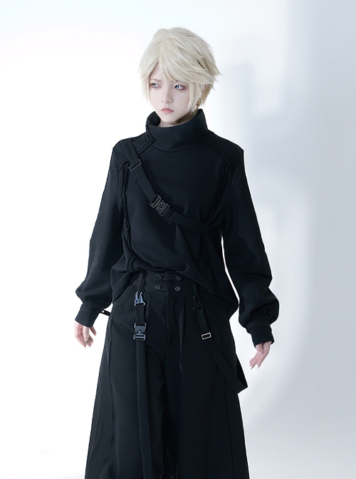 Functional Rabbit Series Ouji Fashion Dark Fairy Tale Exquisite Gold Button Crimson Long Rabbit Ears Female Hooded Cape Shawl