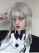 Killing God Ouji Fashion Subculture Y2K Gothic White Gray Long Hair Full Head Wig