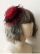 Gorgeous Mesh Lace Exquisite Court Style Classic Lolita Hair Accessories Small Hat Hairpin