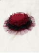 Gorgeous Mesh Lace Exquisite Court Style Classic Lolita Hair Accessories Small Hat Hairpin