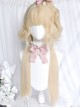 Sheep Jellyfish Series White Gold All Match Wool Jellyfish Head Sweet Lolita Detachable Splicing Short Wig Hair Curtain