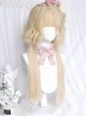 Sheep Jellyfish Series White Gold All Match Wool Jellyfish Head Sweet Lolita Detachable Splicing Short Wig Hair Curtain