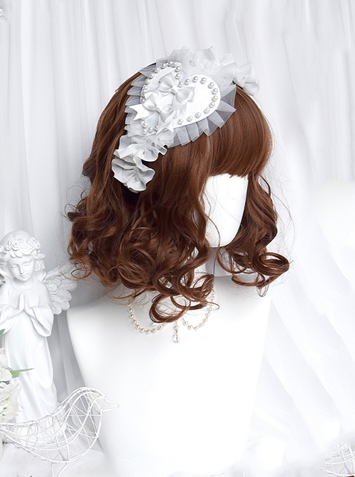 Sugar Bean Series Brown Daily Cute Fluffy Doll Sensation Sweet Lolita Short Curly Wig