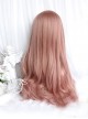 Grapefruit Series Atmospheric Daily Orange Pink Gentle And Lovely Long Curly Hair Sweet Lolita Wig