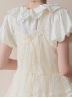 Forest Secret Series Summer Pure White Cute Chiffon Puff Sleeve Flounce Classic Lolita Short Sleeve Shirt