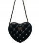 Little Wish Series Mini Delicate Polarized Pearl  Small Diamond Bowknot Argyle Pattern Crossbody Sweet Lolita PU Handbag