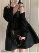 Love Treasure Series Girly Elegant Striped Daily Commute Pendant Classic Lolita PU Crossbody Chain Bag