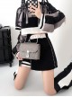 Millennium Light Year Series Lizard Pattern Snake Print Hottie Subculture Y2K Texture Chain Armpit Bag Gothic Lolita Crossbody Bag