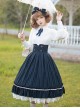 Rose Humanoid Series Vintage Elegant Chiffon Lace Ruffles Bowknot Tie Leg Of Mutton Sleeves Classic Lolita Long Sleeves Shirt