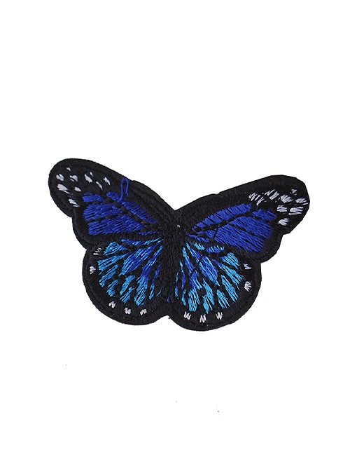 Dark style Handmade exquisite Butterfly modeling Embroidered Gothic Lolita Hairpin Side Clip