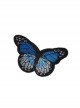 Dark style Handmade exquisite Butterfly modeling Embroidered Gothic Lolita Hairpin Side Clip