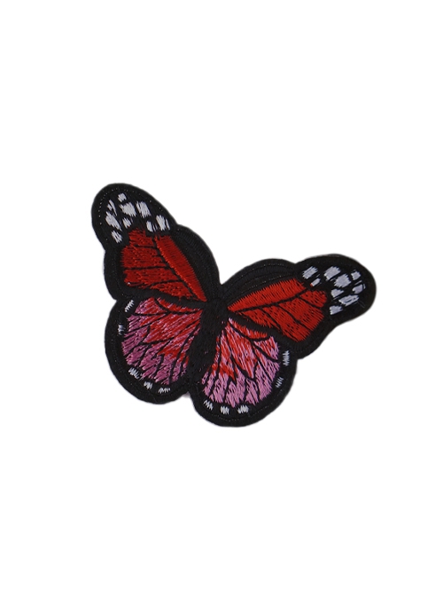 Dark style Handmade exquisite Butterfly modeling Embroidered Gothic Lolita Hairpin Side Clip