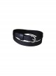 Gothic Punk Dark Style Black Double Layers Simple Daily Exquisite Imitate Leather Wrist Strap