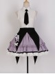 Phantom Thief Magician Series Tuxedo Playing Cards Halloween Playing Song Uniforms Sweet Lolita Vest Necktie Sleeveless Dress Set