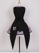 Phantom Thief Magician Series Tuxedo Playing Cards Halloween Playing Song Uniforms Sweet Lolita Vest Necktie Sleeveless Dress Set