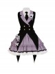 Phantom Thief Magician Series Tuxedo Playing Cards Halloween Playing Song Uniforms Sweet Lolita Vest Necktie Sleeveless Dress Set