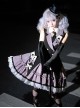 Phantom Thief Magician Series Tuxedo Playing Cards Halloween Playing Song Uniforms Sweet Lolita Vest Necktie Sleeveless Dress Set
