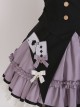 Phantom Thief Magician Series Tuxedo Playing Cards Halloween Playing Song Uniforms Sweet Lolita Vest Necktie Sleeveless Dress Set