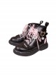 Bear Hug Series Single layer Cute College Style Binding Band Bowknot Cat Claws Little Bear Pattern Sweet Lolita Martin Boots