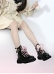 Bear Hug Series Single layer Cute College Style Binding Band Bowknot Cat Claws Little Bear Pattern Sweet Lolita Martin Boots