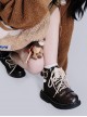 Bear Hug Series Single layer Cute College Style Binding Band Bowknot Cat Claws Little Bear Pattern Sweet Lolita Martin Boots