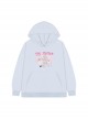 Milk Cat Planet Series Daily Commute Casual Loose Cute Cat Print Kawaii Fashion Long Sleeves Hoodie