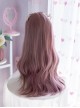 Rainbow Popular Color Full Head Daily Versatile S Shape Hair Seam Simulation Long Curly Hair Wigs