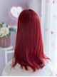 Rainbow Popular Color Full Head Daily Versatile S Shape Hair Seam Simulation Long Curly Hair Wigs