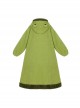 Tuantuan Series Grass Green Thickened Double-Sided Velvet Big Pocket Cute Frog Home Wear Soft Autumn Winter Kawaii Fashion Loose Hooded Nightdress OP