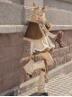 Fluffy Deer Series Warm Brown 3D Small Antlers Fur Ball Bell Bowknot Tie Sleeveless Bud Dress JSK Woolen Cloak Leg Sleeves Set