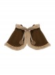 Fluffy Deer Series Warm Brown 3D Small Antlers Fur Ball Bell Bowknot Tie Sleeveless Bud Dress JSK Woolen Cloak Leg Sleeves Set