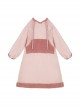 Tuantuan Series Animal Theme Blobfish Childlike Ugly Cute Big Nose Pink Sweet Lolita Hooded Long Sleeves Dress Nightdress