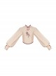 Chinese Style Happy New Year Red Lucky Koi Embroidered Shirt Woolen Cloth Vest Cute Suspenders Fluffy Ruffle SK Sweet Lolita Suit