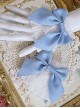 Exquisite White Lace Cute Daily Versatile Bowknot Basic Sweet Lolita Hand Sleeves Wrist Straps