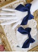 Exquisite White Lace Cute Daily Versatile Bowknot Basic Sweet Lolita Hand Sleeves Wrist Straps