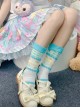 Chestnut Cake Bowknot Bright Colors Cute Versatile Daily Soft Cotton Sweet Lolita Girl Socks