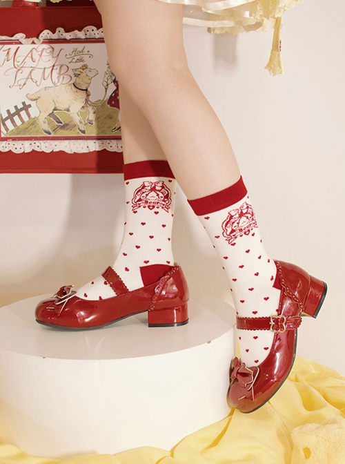 Frosted Cocoa Series Versatile Daily Elegant And Cute Princess Sweet Lolita Round Toe Patent Leather Low Heels Shoes