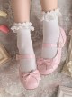 Frosted Cocoa Series Versatile Daily Elegant And Cute Princess Sweet Lolita Round Toe Patent Leather Low Heels Shoes