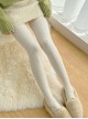 Autumn Winter Pantyhose Plus Velvet Slimming Warm Twist Cute Daily Versatile Sweet Lolita Socks Leggings