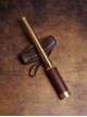 Steampunk Pirate Navigation Explorer Portable Three-Section Adjustable Retro Nine Times Ratio Brass Telescope