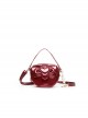 Little Apple Series Fairy Tale Style Heart Shape Bowknot Elegant Cute Sweet Lolita Crossbody Mini Handbag Coin Purse