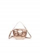 Little Apple Series Fairy Tale Style Heart Shape Bowknot Elegant Cute Sweet Lolita Crossbody Mini Handbag Coin Purse
