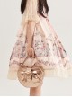 Little Apple Series Fairy Tale Style Heart Shape Bowknot Elegant Cute Sweet Lolita Crossbody Mini Handbag Coin Purse