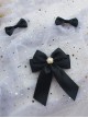 Handmade Pearl Soft Girl Elegant Cute Versatile Sweet Lolita Bowknot Accessories Brooch Set