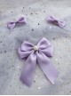 Handmade Pearl Soft Girl Elegant Cute Versatile Sweet Lolita Bowknot Accessories Brooch Set