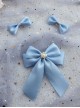 Handmade Pearl Soft Girl Elegant Cute Versatile Sweet Lolita Bowknot Accessories Brooch Set