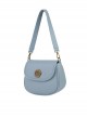 Castle Messenger Series Retro Simple Versatile PU Kawaii Fashion Magnetic Buckle Handbag Crossbody Saddle Bag