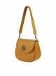 Castle Messenger Series Retro Simple Versatile PU Kawaii Fashion Magnetic Buckle Handbag Crossbody Saddle Bag